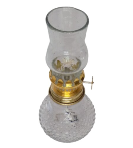 Quinqué Lámpara Clásica Vintage de Aceite Modelo Murano 16cm