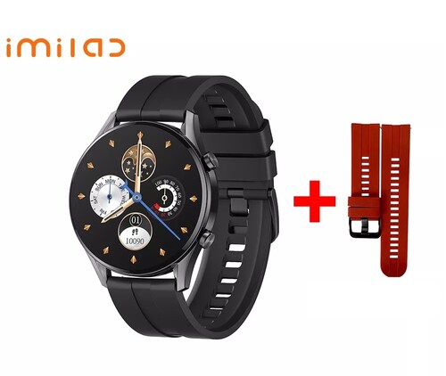 SmartWatch Reloj Inteligente W12 IMILAB para Hombre y Mujer, Resistente al agua IP68, Con Control de Ritmo Cardíaco.