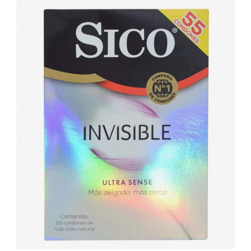 Sico Ultra Sense Invisible con 55 Condones