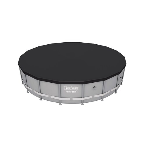 Cubierta Cobertor Para Alberca /Piscina Circular Negra 5.49 M 