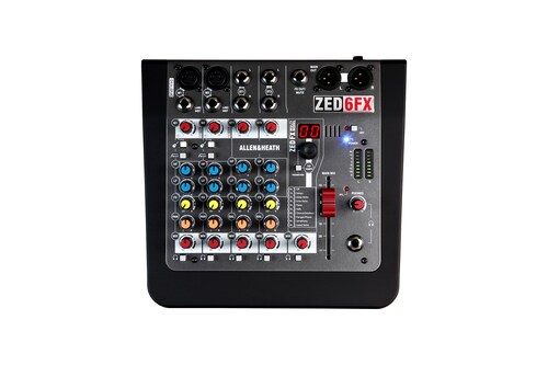 Mezcladora 6 Canales con Efectos Allen & Heath Zed-6FX
