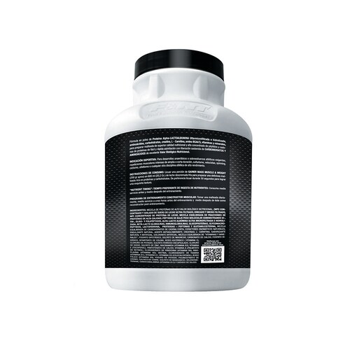 Gainer Mass Muscle & Weight 4,000 Gr Proteina Y Carbohidratos Sabor Vainilla francesa F&nt
