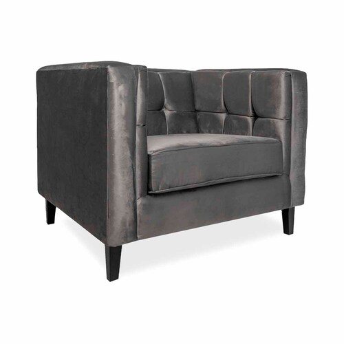 Sillon Individual Drake Gris - Kessa.