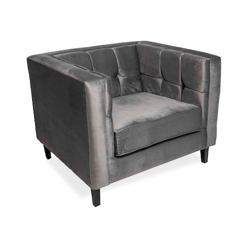 Sillon Individual Drake Gris - Kessa.
