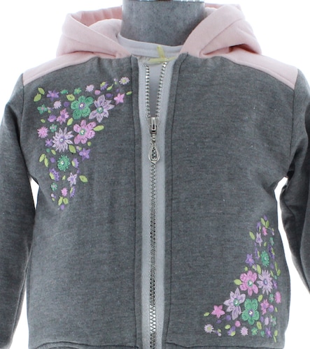 Conjunto Pants Niña Gris 2841 0 a 5 Años.