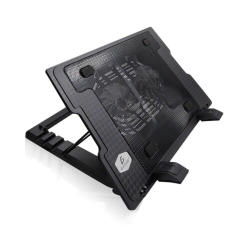 Base Enfriadora 2 Ventiladores Para Lap Top 5 Posiciones Ele-Gate CLR.26 color negro