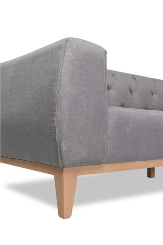 Sillon Individual Arely Gris claro - Kessa.