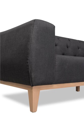 Sillon Individual Arely Gris obscuro - Kessa.