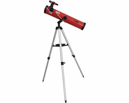 Telescopio Reflector con montura altazimutal, amp. 350 x,  700 mm x 76 mm, Wallis 