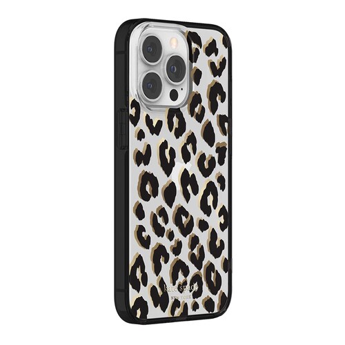 FUNDA KATE SPADE LEOPARD PROTECTOR PARA IPHONE 13 PRO MAX