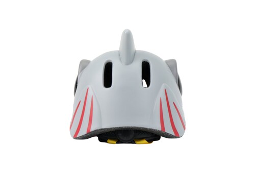 Casco infantil modelo Monster Zoo, Tiburón gris