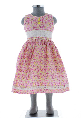 Vestido Niña Floreado 2847 1 a 12 años.