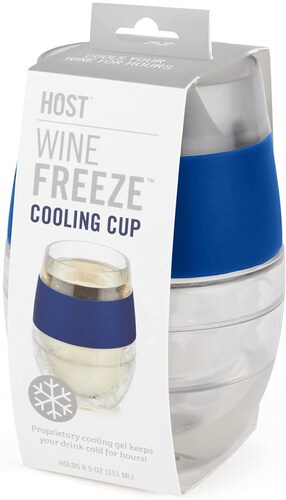 Vaso Refrigerante Transparente Con Aislamiento De Doble Pared Para Bebidas Congelables Con Gel 
