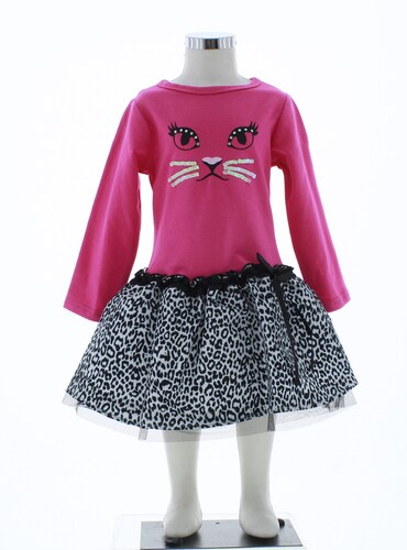 Vestido Niña Gato 2854 2 a 10 años