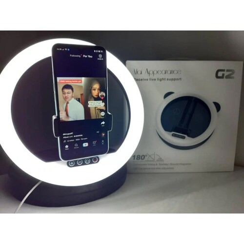  MAI ANILLO AJUSTABLE ARO LUZ 10 pulgadas PORTA CELULAR 170 cm AJUSTABLE 