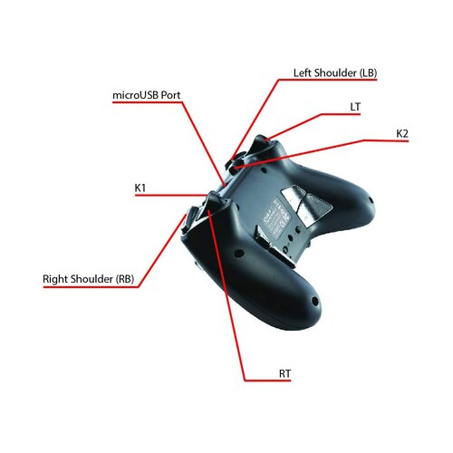 Control Inalambrico Gaming Mad Catz The Authentic C.A.T. 7 Multiplataforma Negro