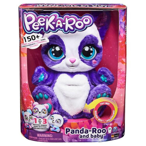 Peek A Roo Panda Roo Y Bebe 150 Sonidos Acciones Spin Master