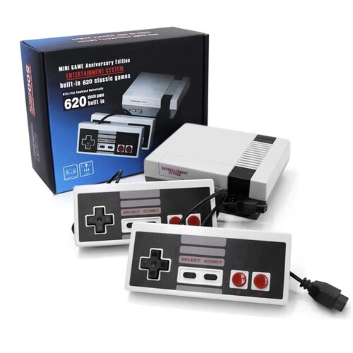  MINI GAME RETRO CON 620 JUEGOS VIDEO JUEGO 2 CONTROLES 
