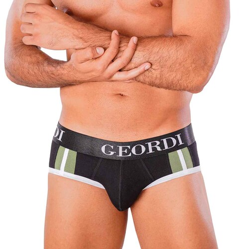 Calzoncillos Tipo Brief Para Hombre, Pack de Trusas Tipo Brief Para Hombres, Set de 3 Piezas Calzoncillos Trusa Brief, Tripack de Boxer Tipo Brief Negro, Azul y Blanco