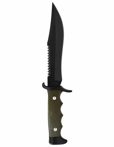 Cuchillo Miguel Nieto modelo Combate 3002 hoja lisa con sierra con Mango ABS y zamak