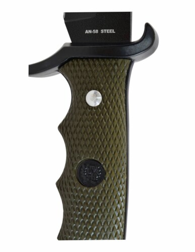 Cuchillo Miguel Nieto modelo Combate 3002 hoja lisa con sierra con Mango ABS y zamak