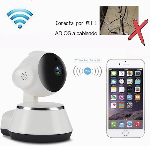 Camara Ip Wifi Vigilancia Alarma App V380 Robotica