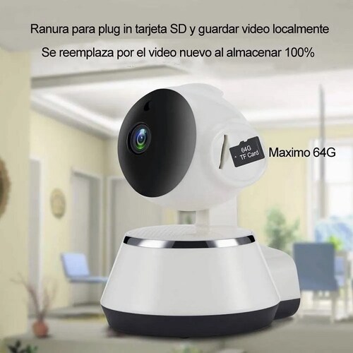 Camara Ip Wifi Vigilancia Alarma App V380 Robotica