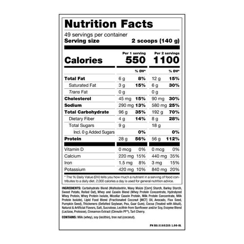 Ganador Mutant Mass 15Lbs. 49 Serv. - Triple Chocolate