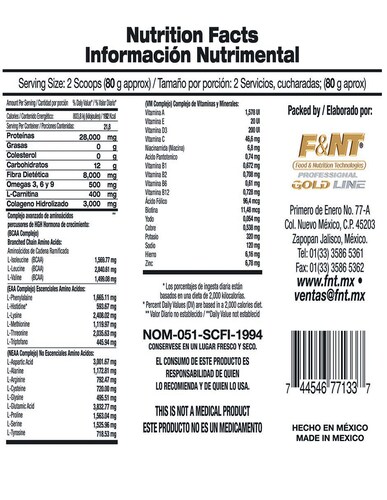 Diet Body Shake 1,750gr : Malteada Dietética Bajar De Peso Sabor Nuez/Avellana F&nt