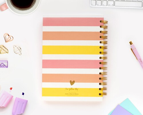 Libreta de Rayas The Yellow Clip Pasta Dura