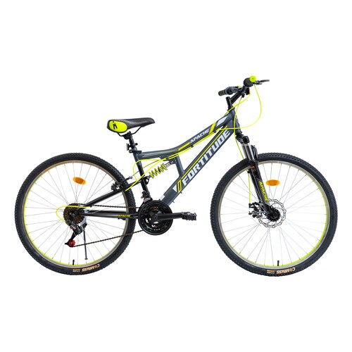 Bicicleta De Montaña Apache Fortitude R26 18 Velocidades Freno Disco Delantero  Suspensión 150mm