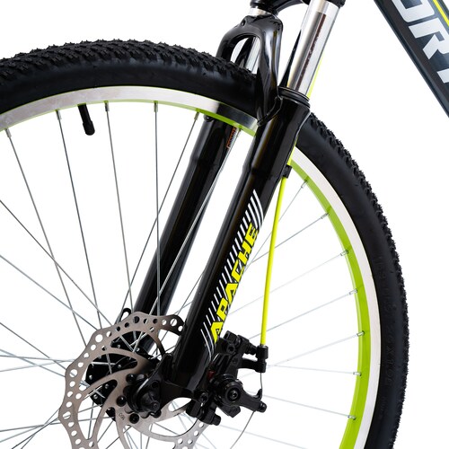 Bicicleta De Montaña Apache Fortitude R26 18 Velocidades Freno Disco Delantero  Suspensión 150mm