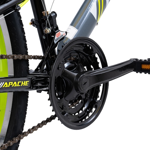 Bicicleta De Montaña Apache Fortitude R26 18 Velocidades Freno Disco Delantero  Suspensión 150mm