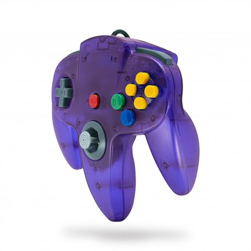 Control para Nintendo 64 N64 morado uva Tecknogame