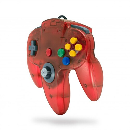 Control para Nintendo 64 N64 rojo sandia Tecknogame