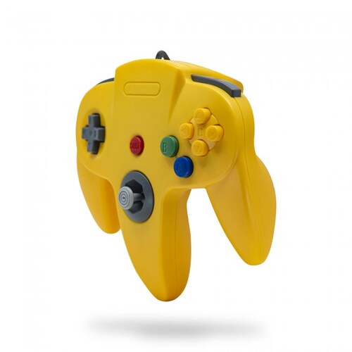 Control para Nintendo 64 N64 amarillo Teknogame.