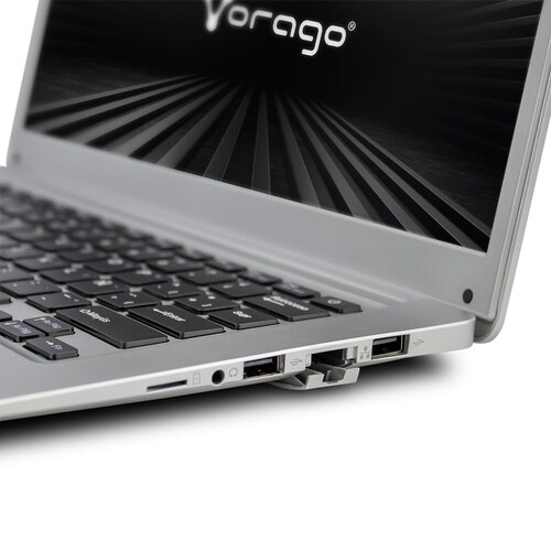 Vorago Alpha Plus (v3) de 14'', Intel Celeron N4020, 8 GB RAM, 64 GB eMMC + 500 GB HDD, Windows 10 Pro