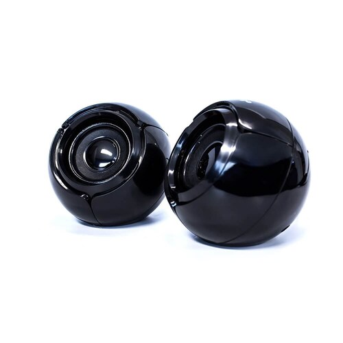 Bocinas para PC, 6 W, USB + Jack de 3.5 mm, Vorago SPK-105, Negro