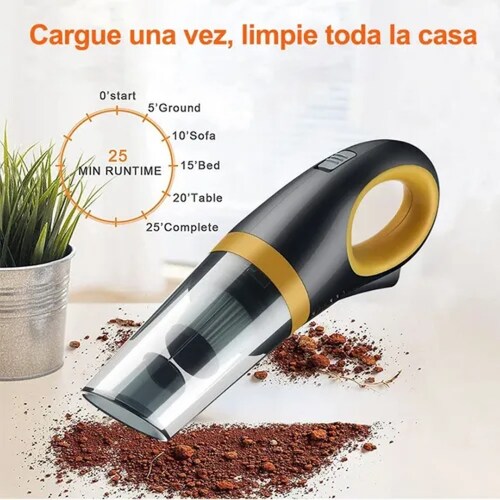 Aspiradora De Mano Inalámbrica Para Hogar Auto Portátil