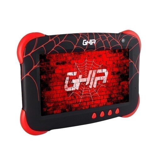 Tableta 1gb Ram 16gb 2 Camaras Wifi Bluetooth 2500mah Android 9 Negra GTKIDS7SM Uso Rudo