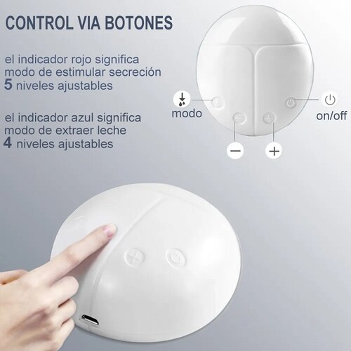 Extractor De Leche Eléctrico Con Dos Copas Y Botellas