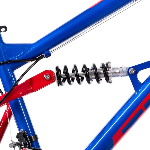 Bicicleta Veloci Titan Rodada 24 Azul Urbana
