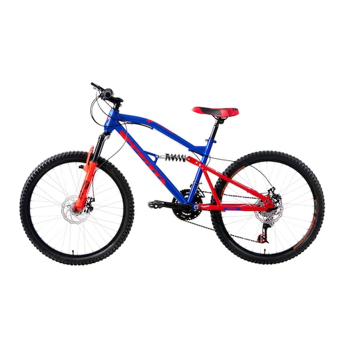 Bicicleta Veloci Titan Rodada 24 Azul Urbana