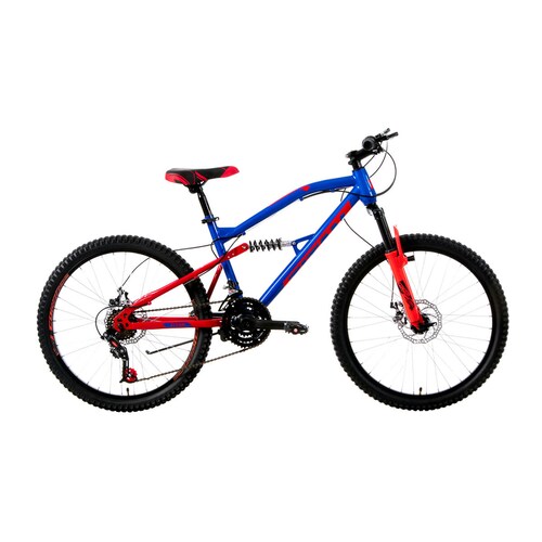 Bicicleta Veloci Titan Rodada 24 Azul Urbana