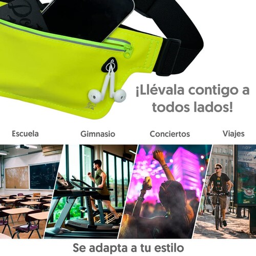 Cangurera Deportiva Unisex Varios Colores Modelo Volt Marca Red Babon