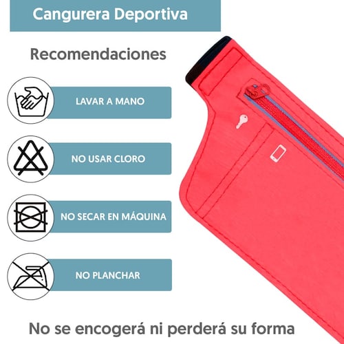 Cangurera Deportiva Unisex Varios Colores Modelo Volt Marca Red Babon