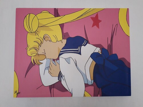 Cuadro decorativo pintado a mano Galería Oneris SERENA TSUKINO RECOSTADA 90x60