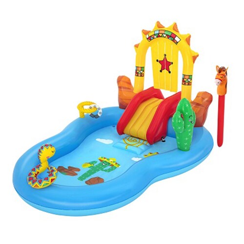 Parque Acuático Alberca Inflable Diseño Del Oeste Infantil