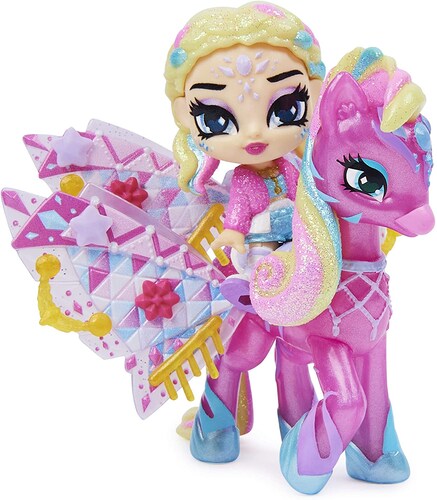 Hatchimals Pixies Wilder Wings Cebra  Rosa Alas Azul-Morado