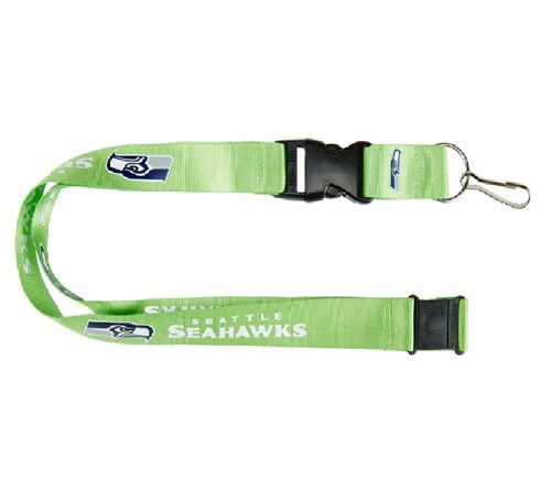 Lanyard Porta Gafetes Llaves USB Seattle Seahawks Verde